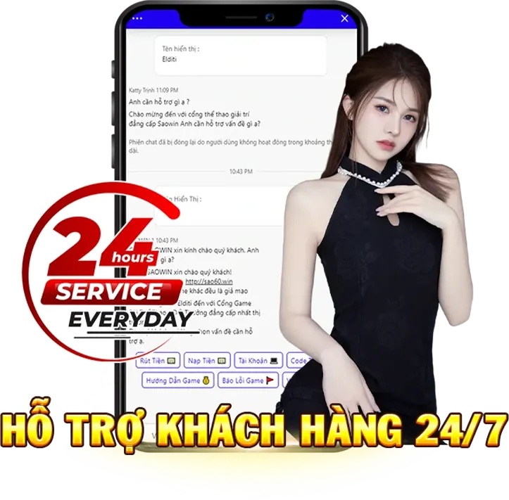 Dịch vụ hỗ trợ khách hàng của SAO WIN